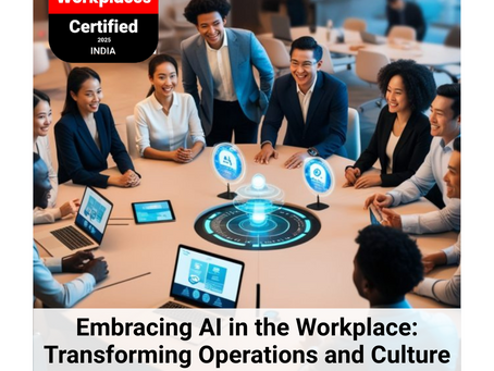 Embracing AI in the Workplace: Transforming Operations and Culture
