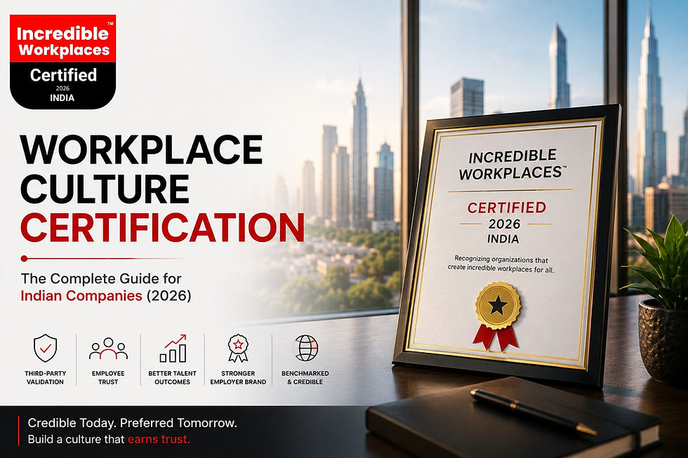 Workplace Culture Certification: The Complete Guide for Indian Companies (2026)