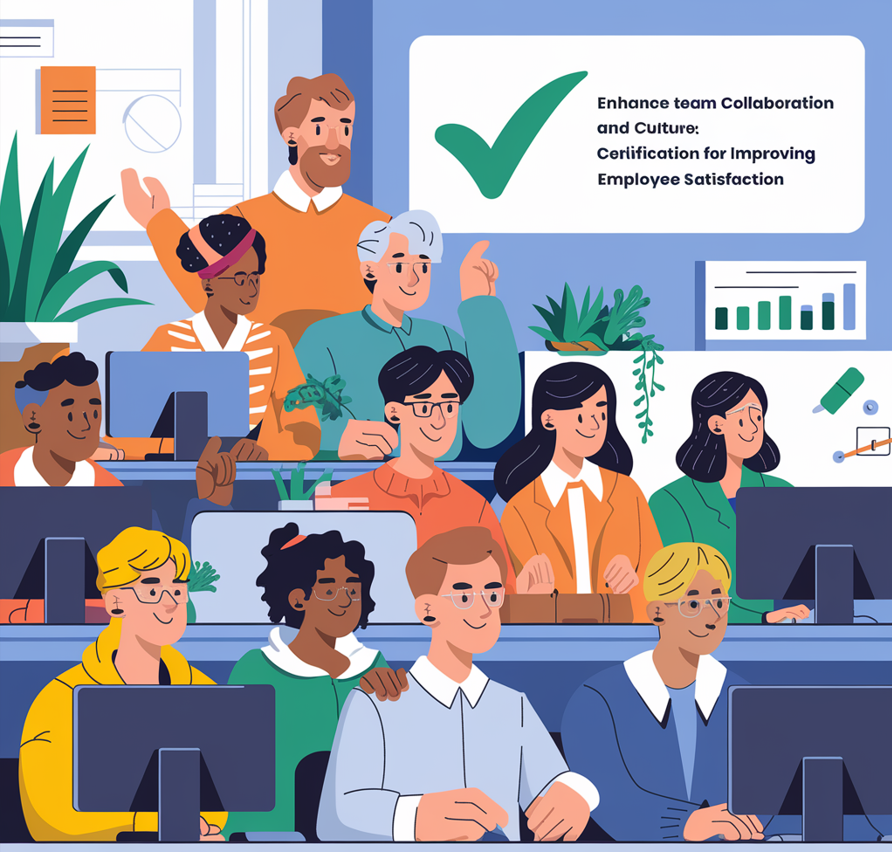 Diverse team collaborating, enhancing team collaboration and culture