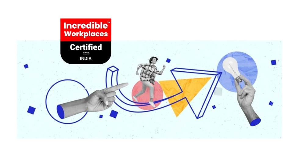 Person running toward Incredible Workplaces Certified India