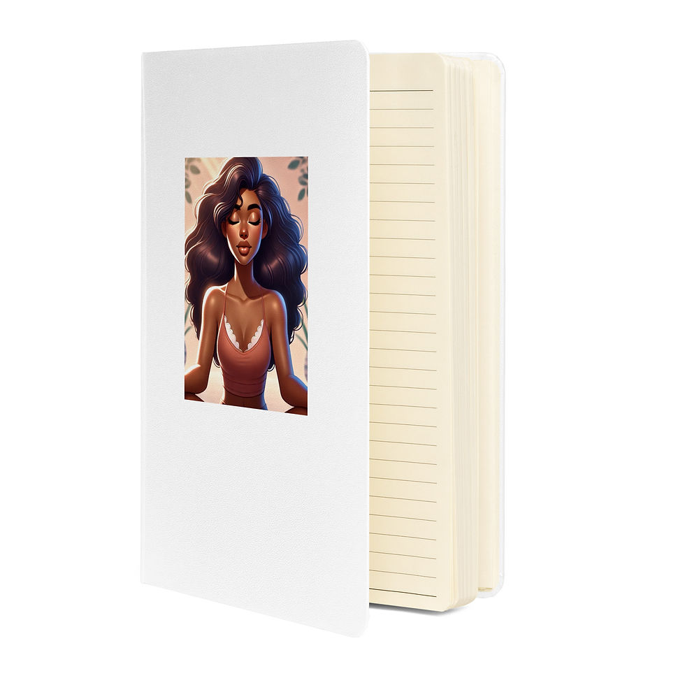 Thumbnail: Peaceful & Pretty Hardcover bound notebook