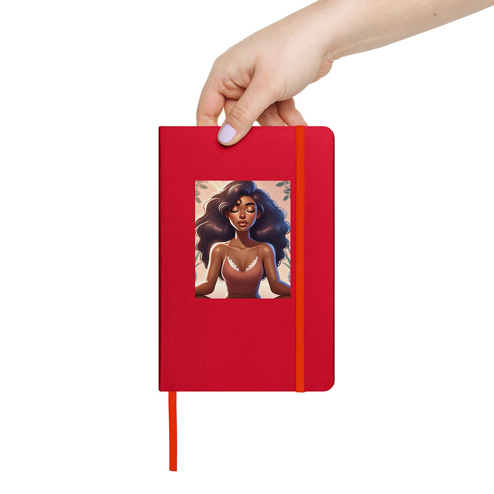 Thumbnail: Peaceful & Pretty Hardcover bound notebook
