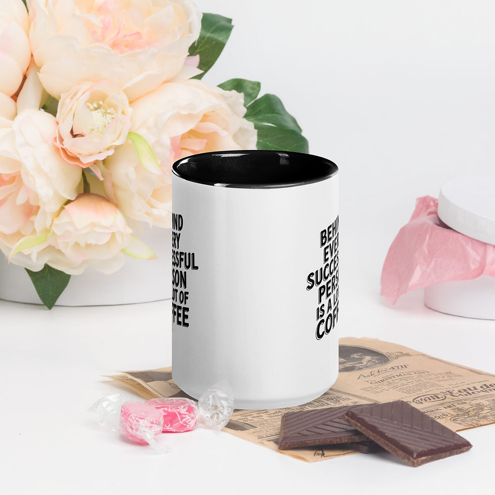 Thumbnail: Behind Every Successful Person-Mug with Color Inside