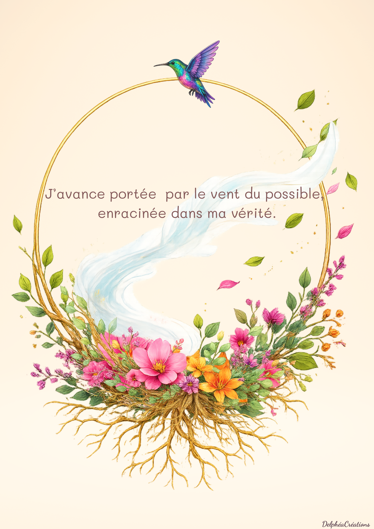 J'avance portée par le vent du possible