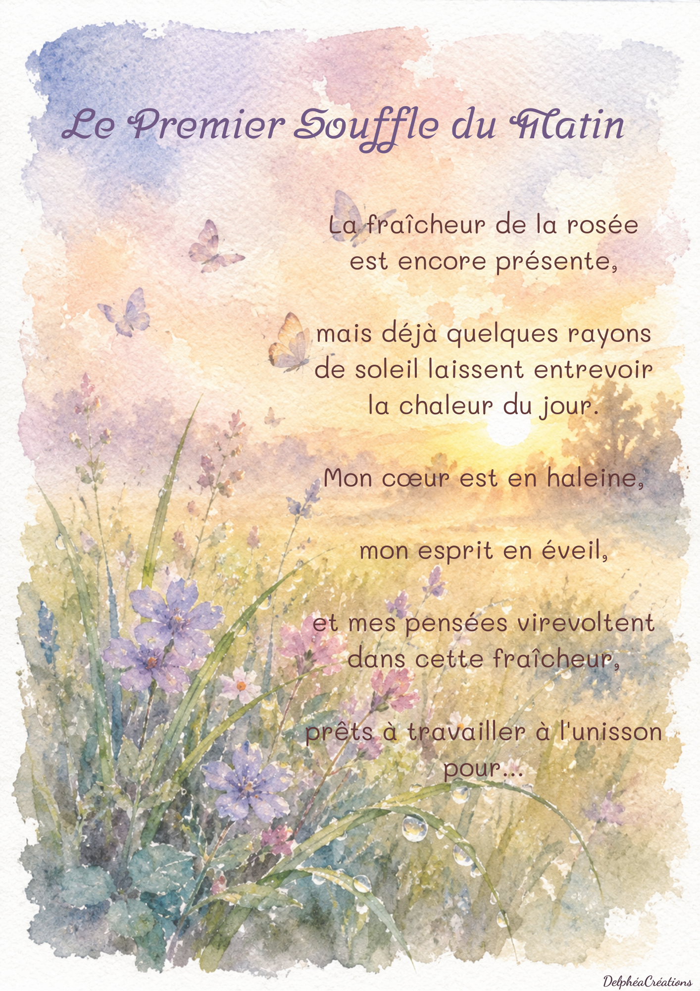 Le Premier Souffle du Matin