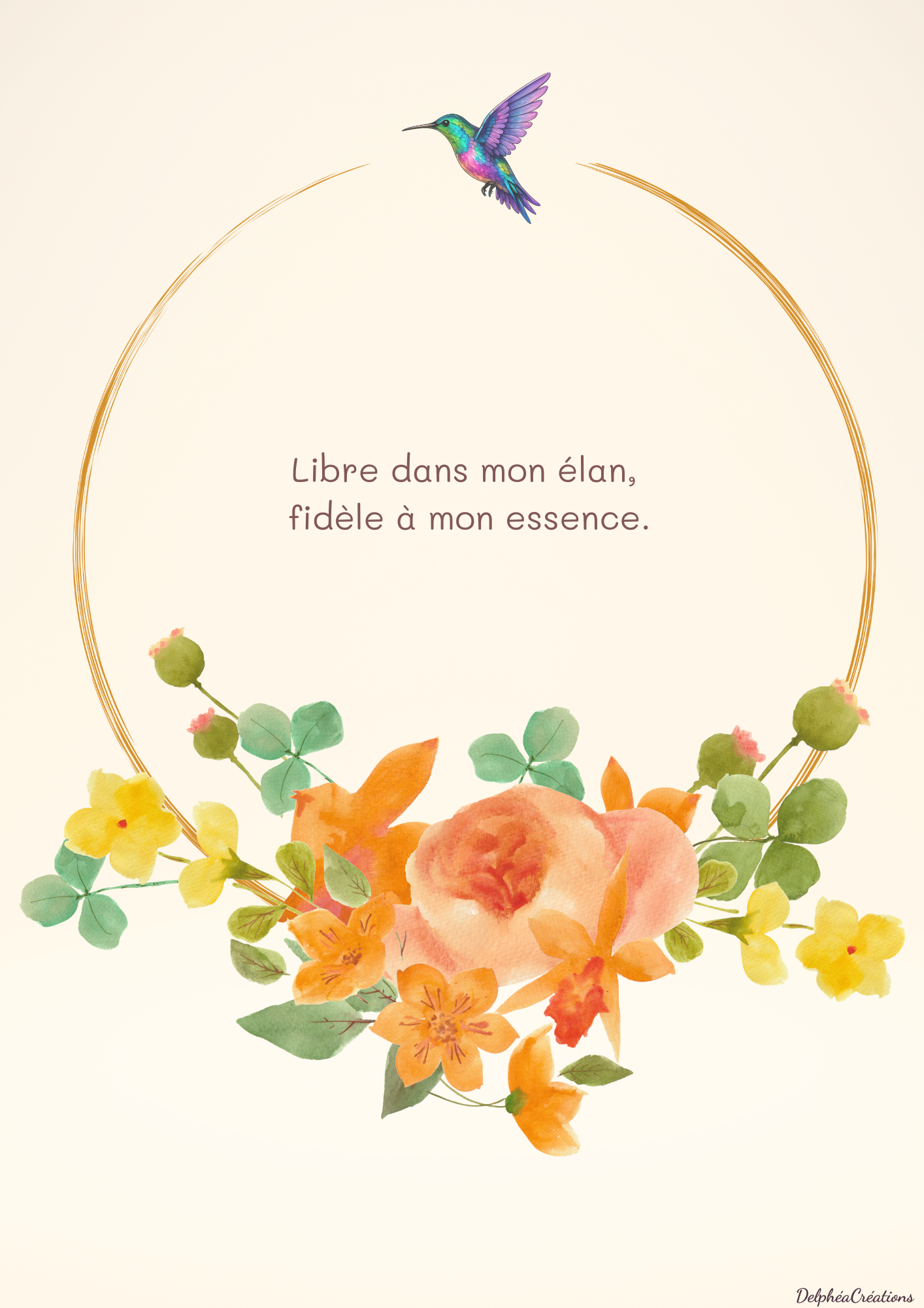 Libre dans mon élan