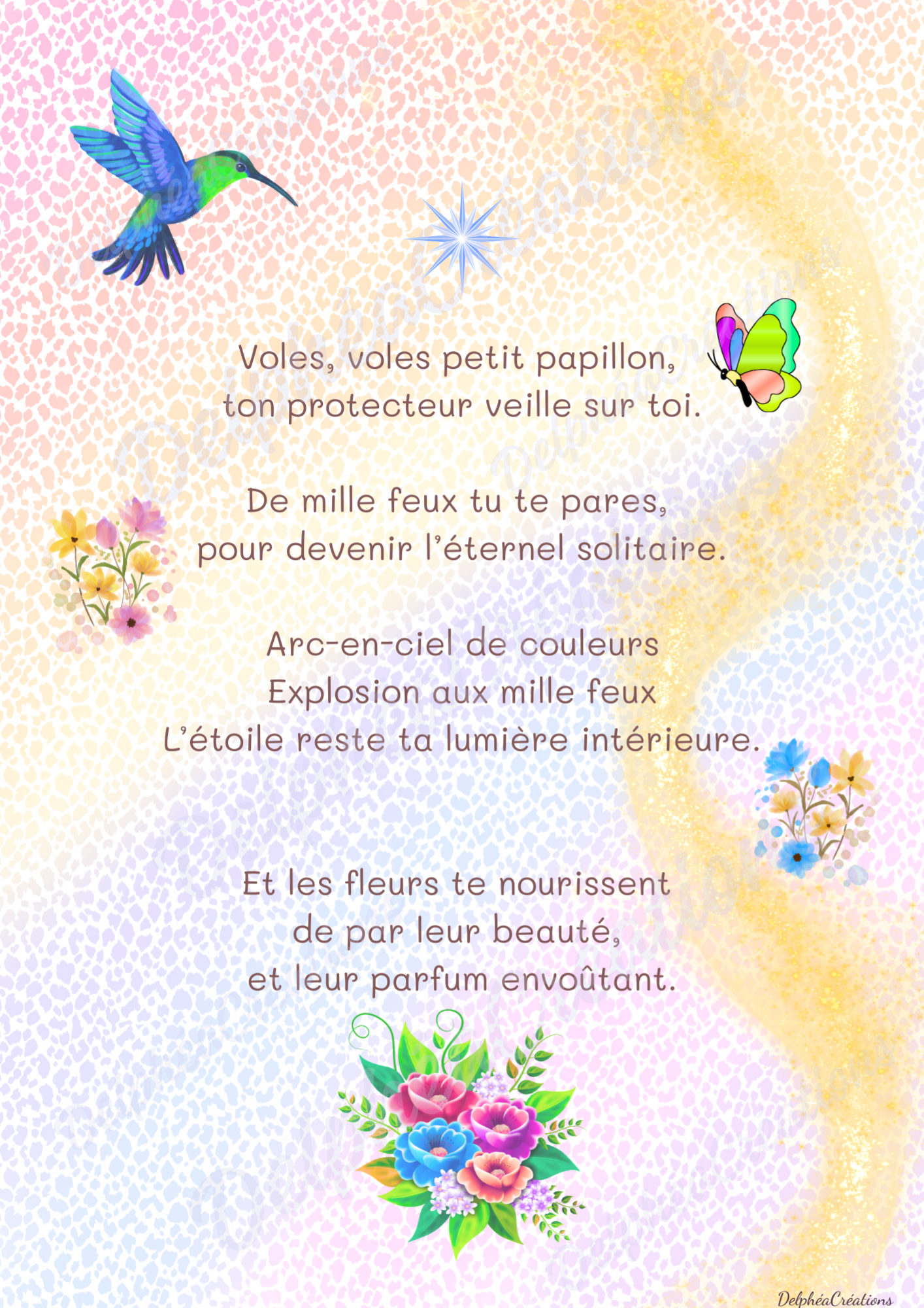 Voles, voles petit papillon