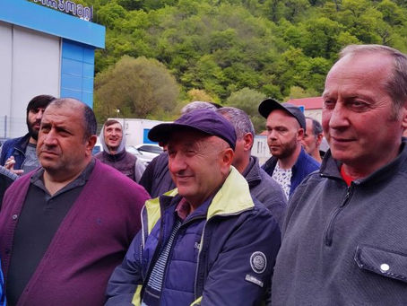 In Georgia, workers challenge a Russian oligarch