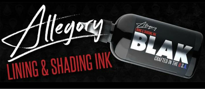 Thumbnail: Allegory Premium Tattoo Ink - Blak - 8 oz
