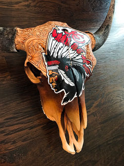 Kansas City Chiefs Buffalo Skull