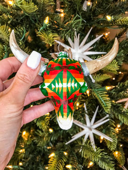 Green Pendleton Ornament