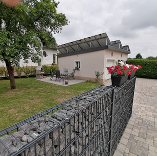 Terrasse Ferienwohnung Dreiländerheck Habscheid Eifel