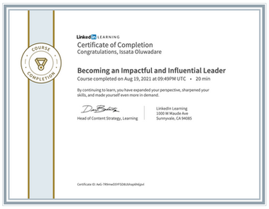 Becoming an impactful and influential leader