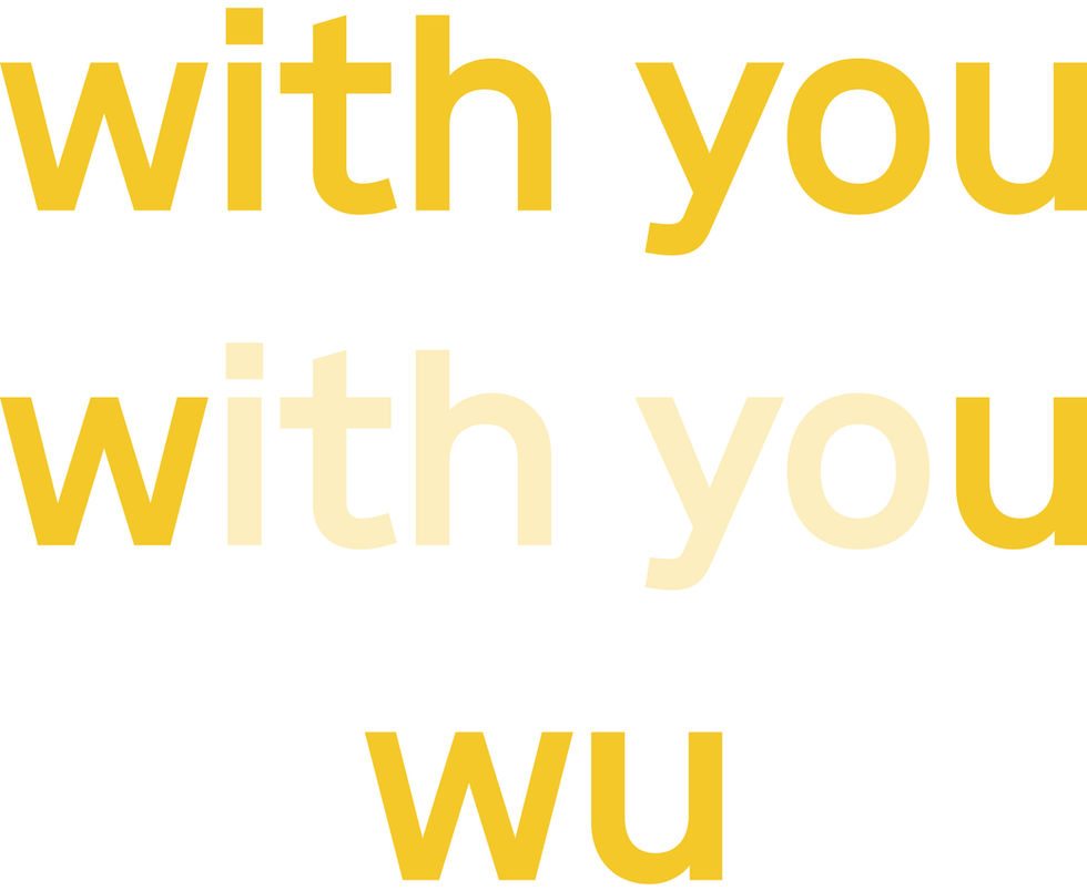 O nome "wu" vem da expressão “With You” que lembra o conceito de “ser parte de você”.
Wu quer assim ser um chocolate feito sob medida, que aposta no espírito de compartilhar, apostando no prazer proporcionado pela simplicidade deste gesto e no sabor do chocolate.
Wu é simplicidade, simplicidade é o coração de compartilhar, um gesto feito com personalidade.
Wu quer ser amigo, quer selar um pacto direto e franco com quem a escolhe. Representa a transparência e responsabilidade da marca no relacionamento com o cliente.
Para isso escolhe, como sinal distintivo o traço de uma assinatura.