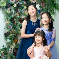 七五三 3歳 女の子 ドレス ハウススタジオ 写真館 三島 函南 沼津 伊豆の国市 アニバーサリー 記念 スタジオソニード studio SONIDO