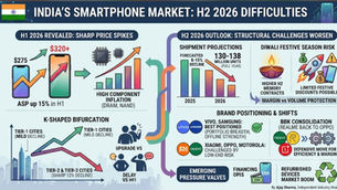 Data on Indian Smartphone Market for H1 and H2 2026 with a thorough analysis