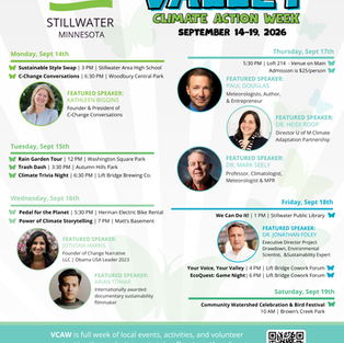 Valley Climate Action Week is ALMOST HERE!