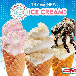 《潮遊東京》Krispy Kreme Doughnuts 新品 · 軟雪糕 x 冬用？