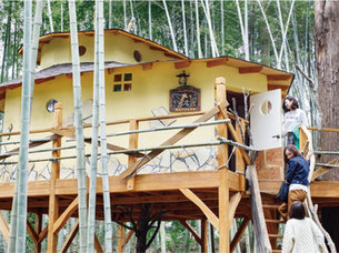 《潮遊千葉》竹林中豪華露營 · 與長頸鹿共進早餐 · 獨特露營體驗
