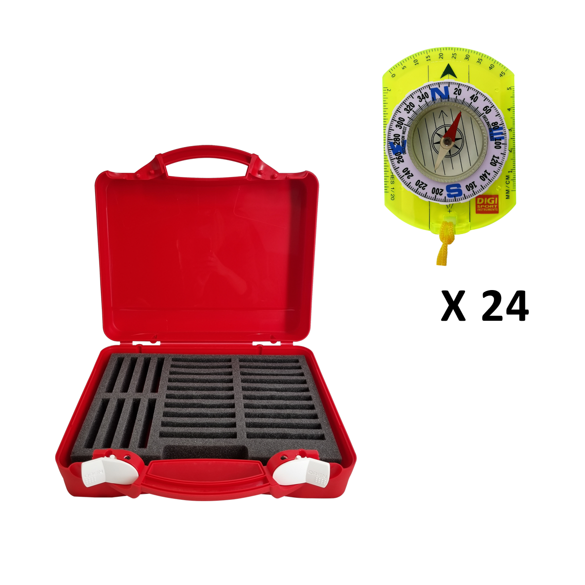 Coffret scolaire 24 boussoles SCO