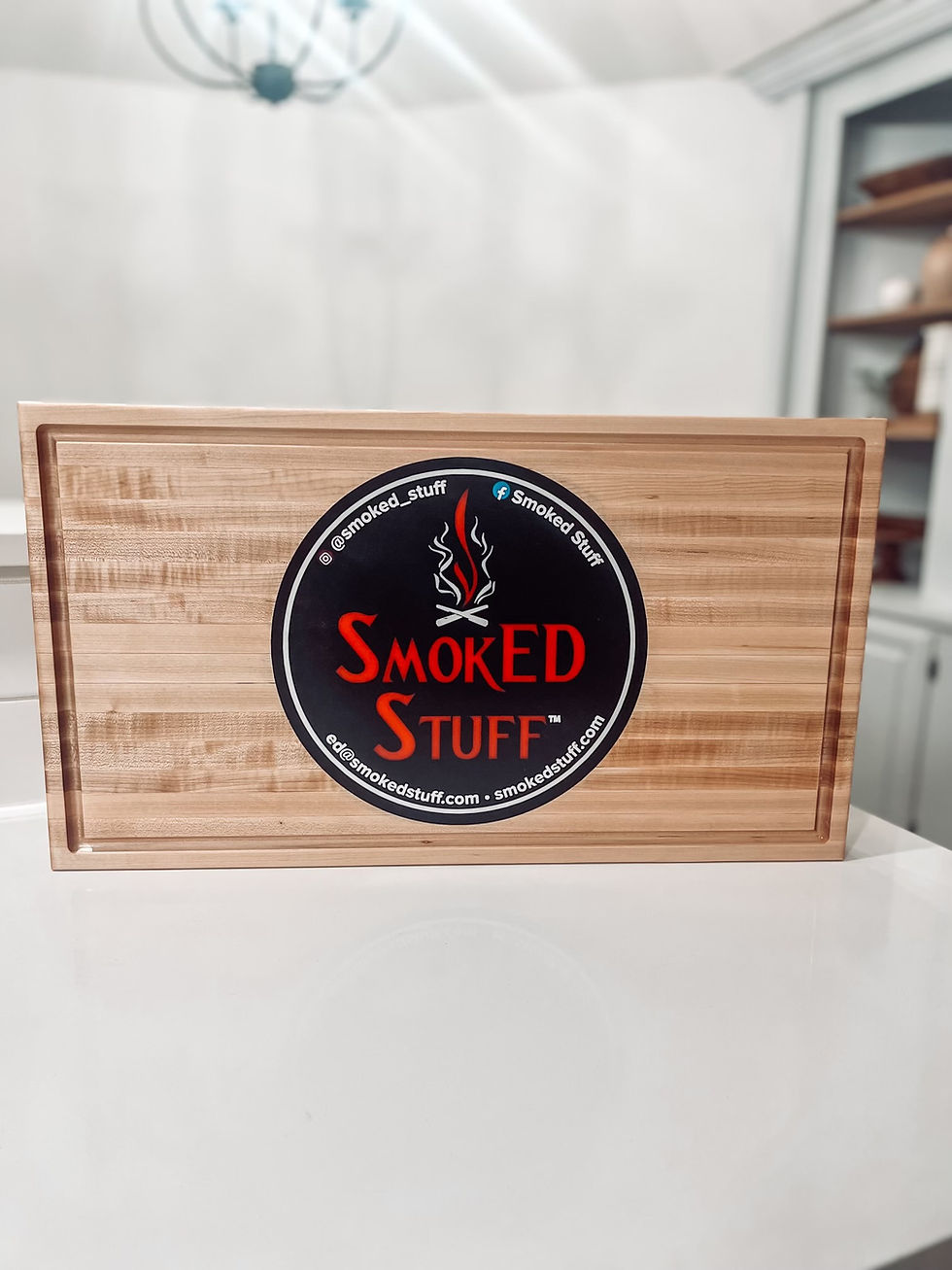 Thumbnail: Custom Edge Grain Brisket Board 14x24