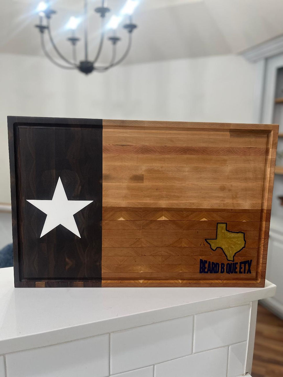 Thumbnail: Texas Flag End Grain 16''x 24''