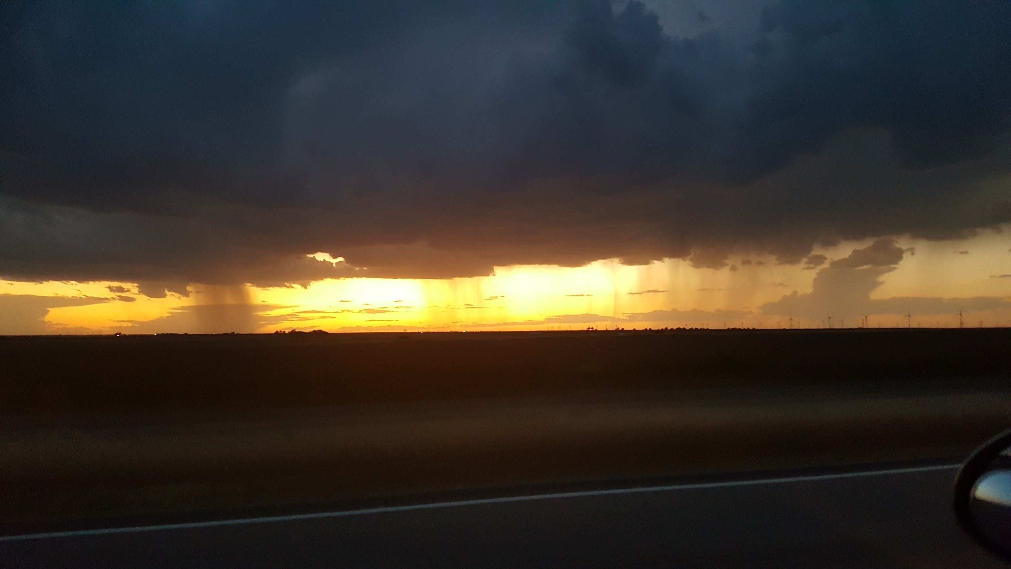 Rain Storm at dusk