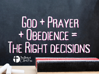 Put God In The Equation and Seek His Direction Before Acting