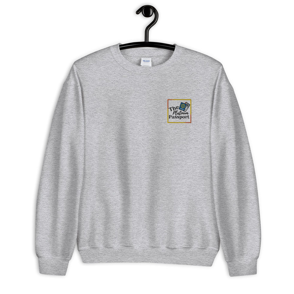 Thumbnail: Embroidered Platinum Sweatshirt
