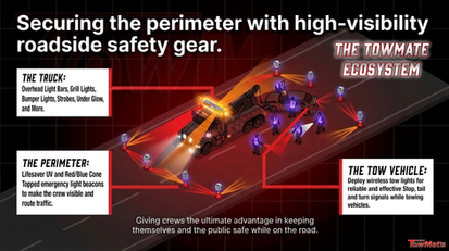 TowMate Lighting Ecosystem - The Ultimate Safety Trifecta