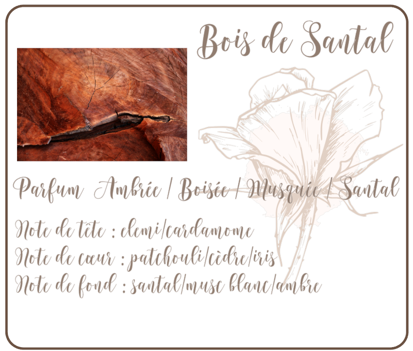 Parfum bois de santal