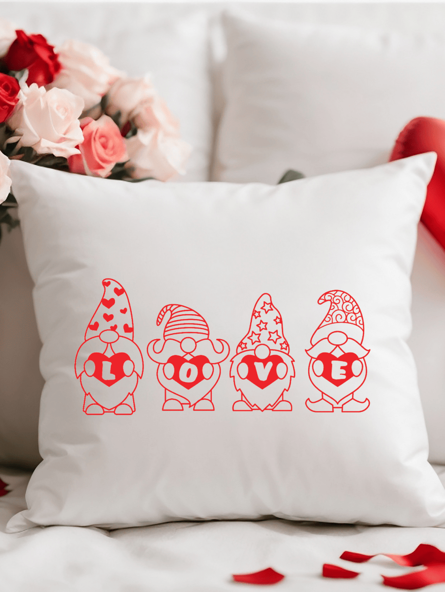 Housse de coussin saint valentin