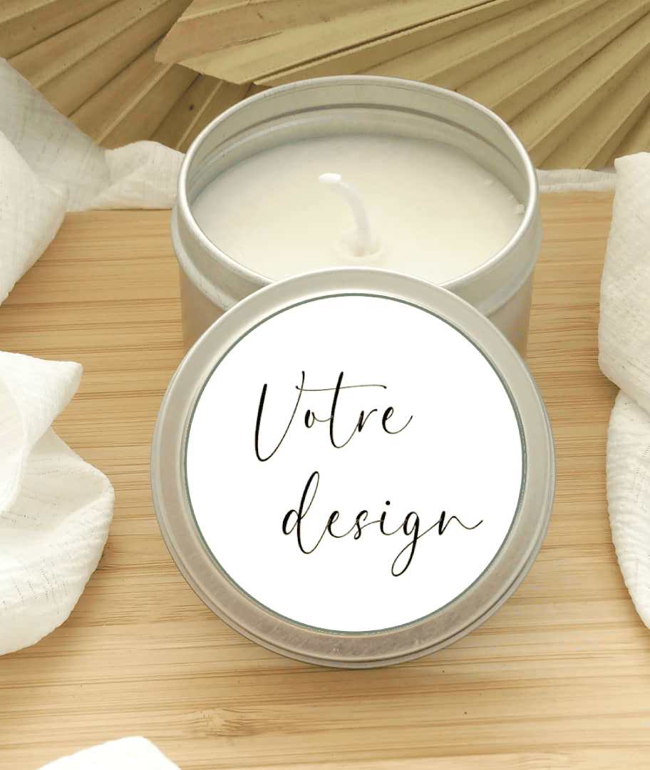 Bougie naissance personnalisée
