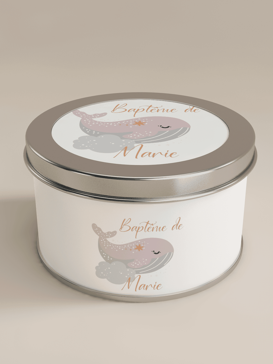 Bougie naissance baleine