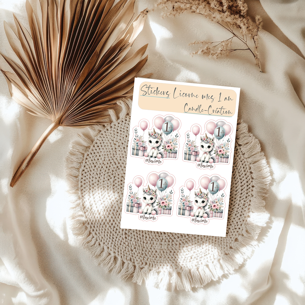 Stickers licorne