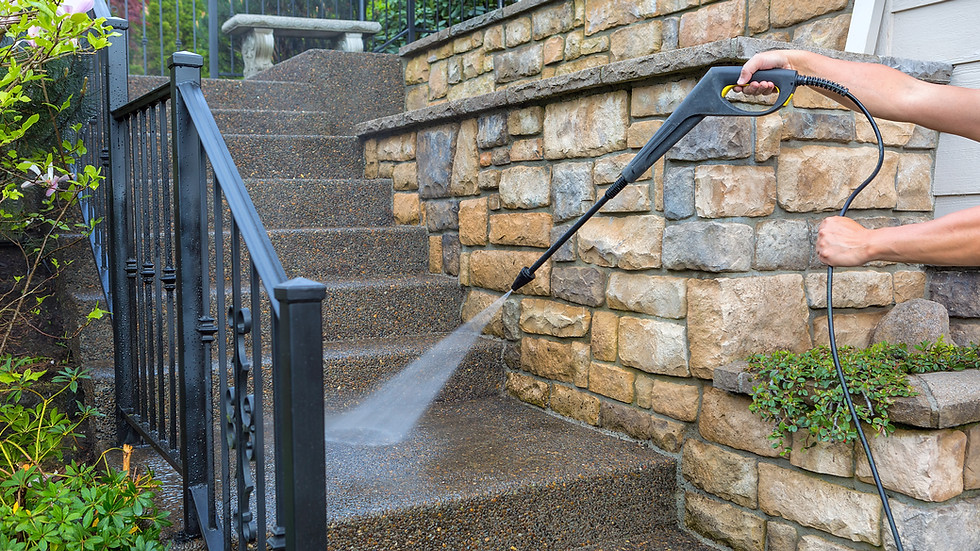 Pressure Washing Steps