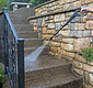 Pressure Washer on Stairs