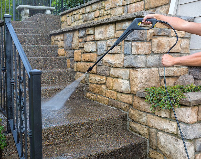 Pressure Washing Steps