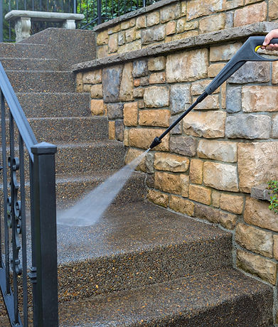 Schritte der Hochdruckreinigung