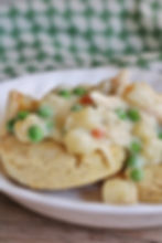 how to make cream chicken over biscuits
