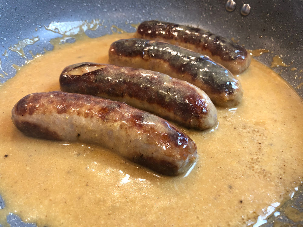 German Bratwurst (AKA Bangers and Mash)