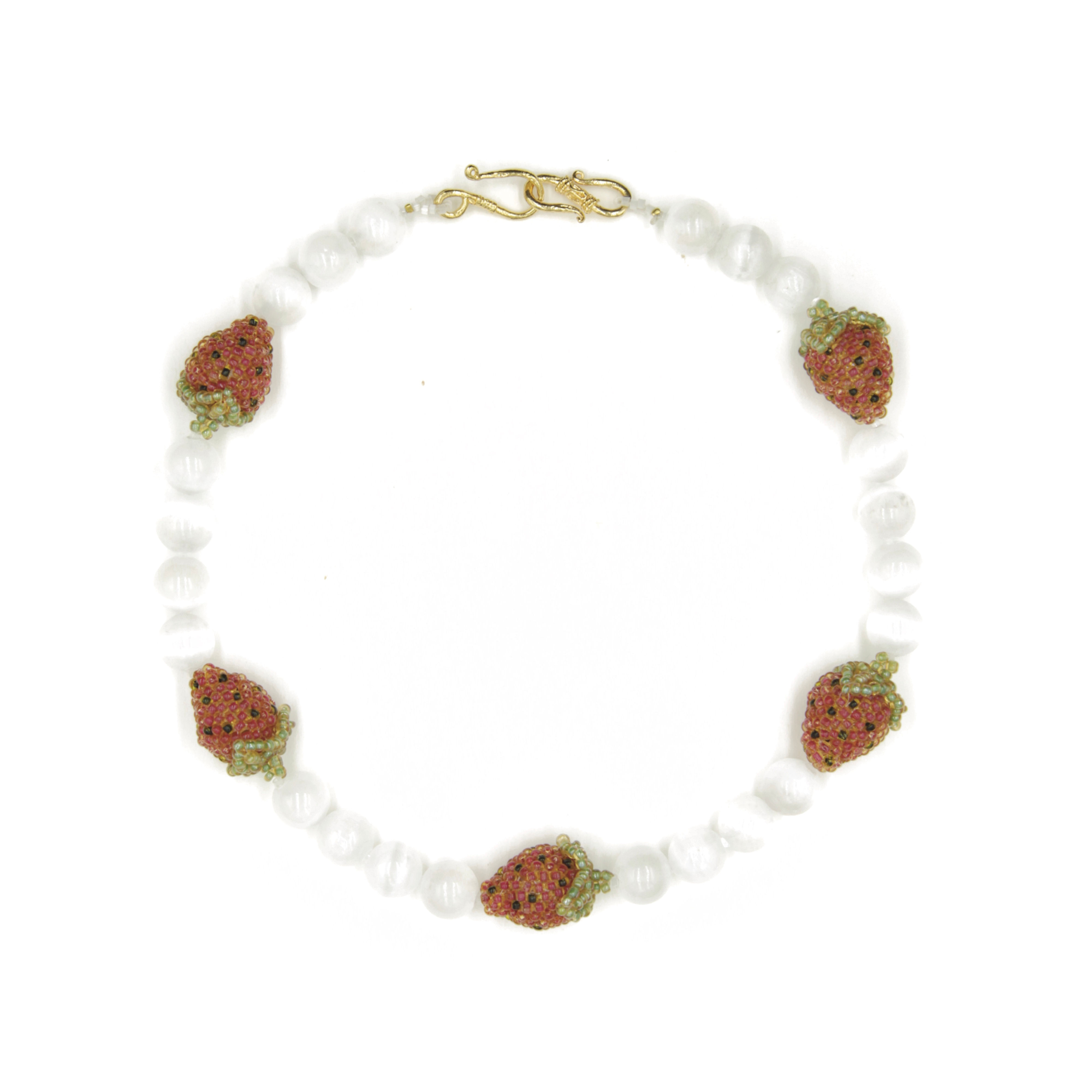 Strawberry Necklace | Jelly Red