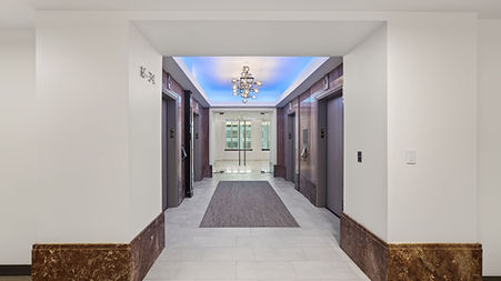 Elevator Lobby View into Reception Area