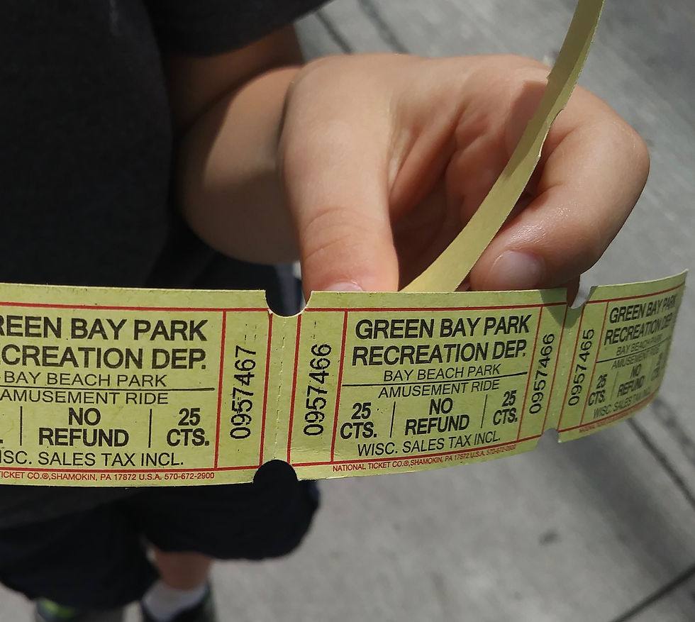 Tickets for Bay Beach Amusement Park