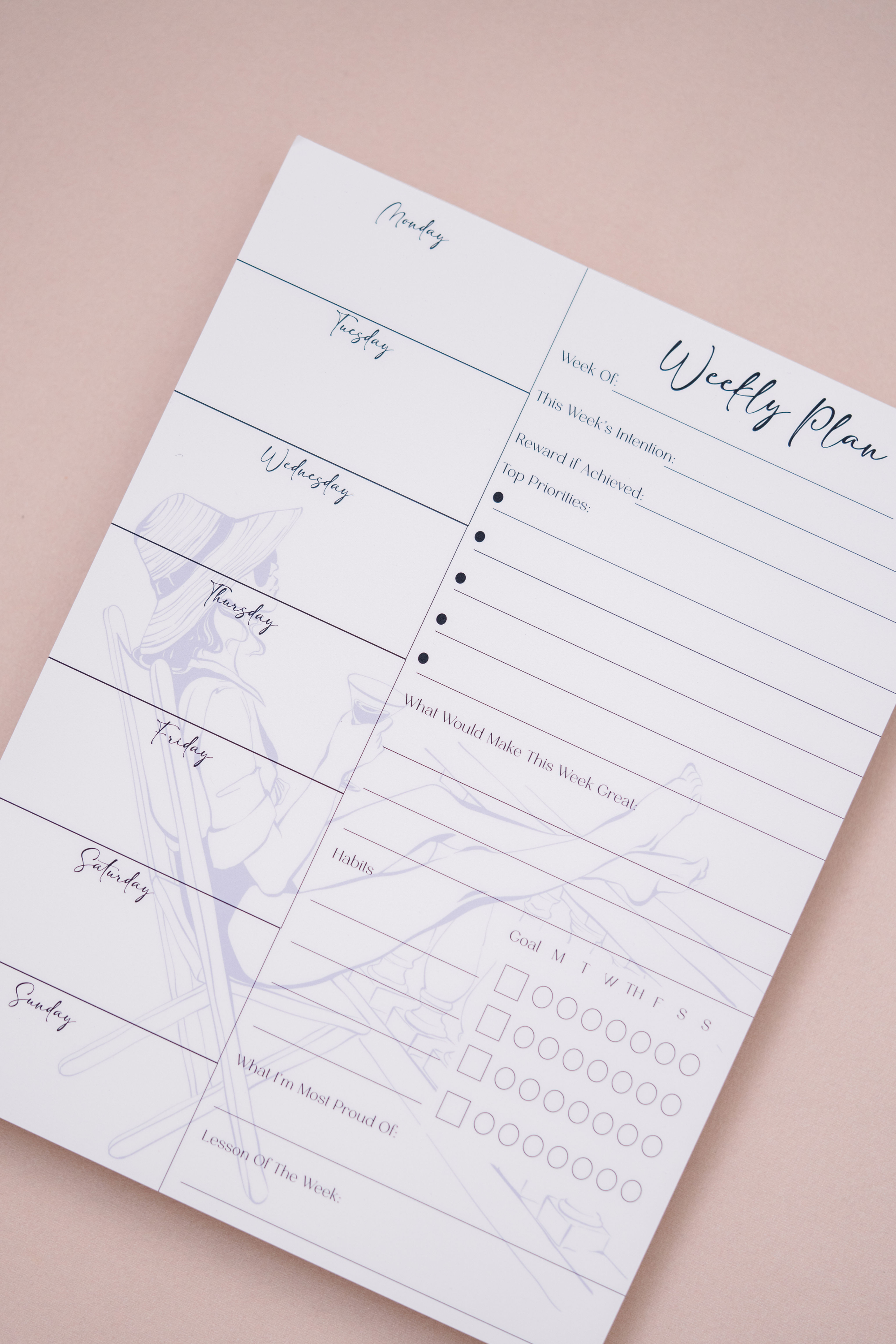 Weekly Tear Away Planner