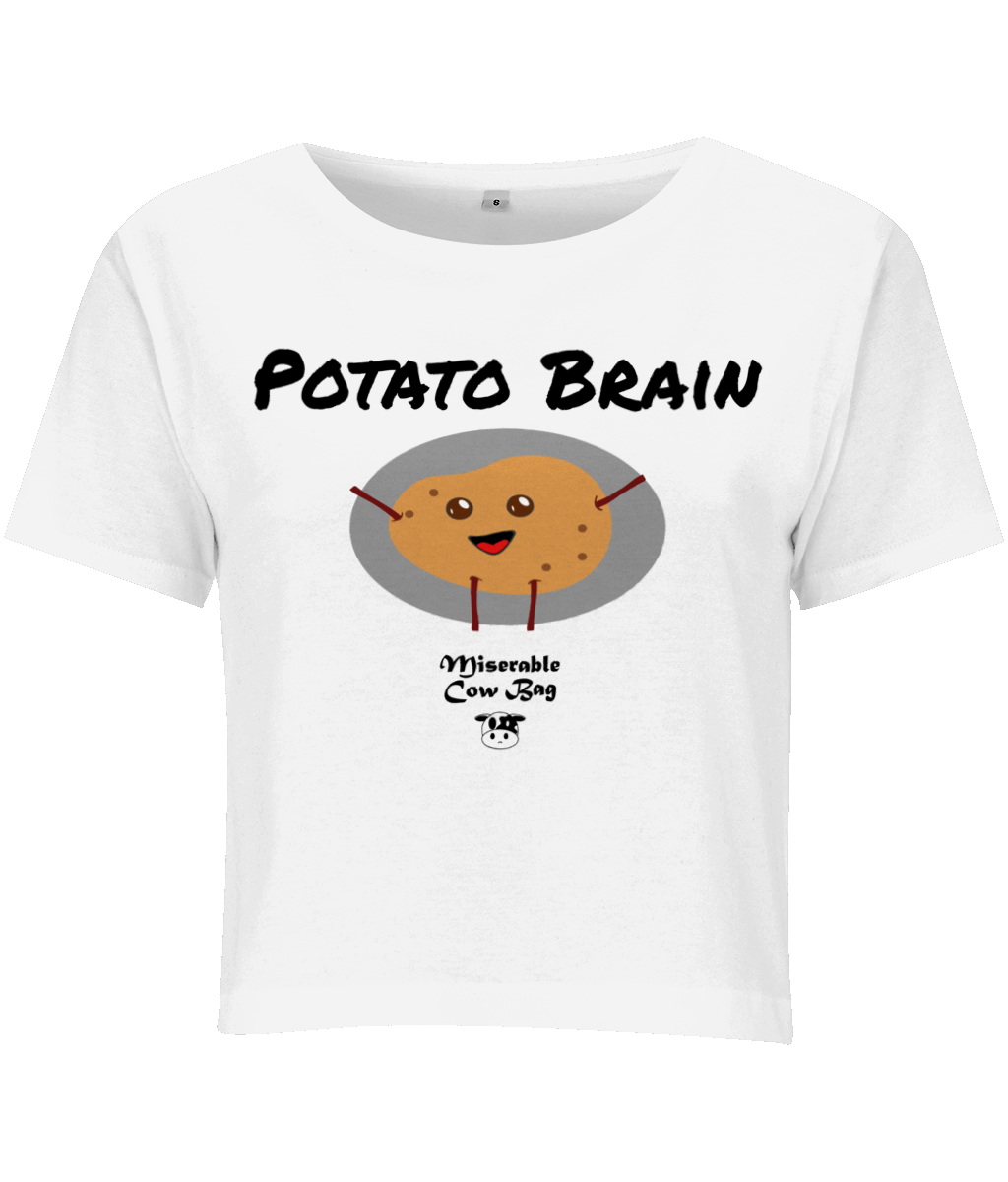 Women's Cropped Tee MCB Potatobrain001