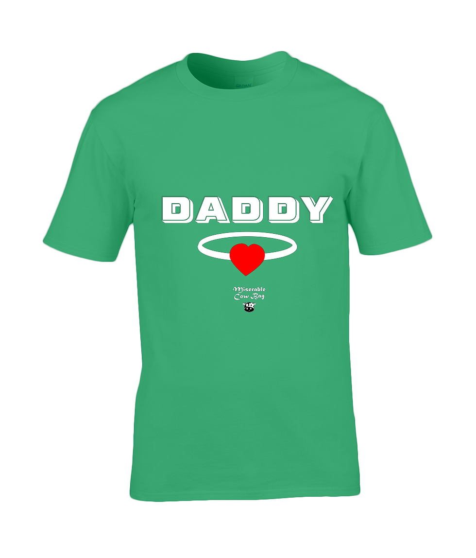 Thumbnail: Gildan Premium Cotton T‑Shirt Daddyheartcollwht