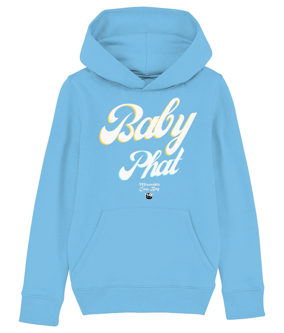 Thumbnail: Baby Phat Stanley/Stella Mini Cruiser - Iconic Kids Hoodie Babyphatwht