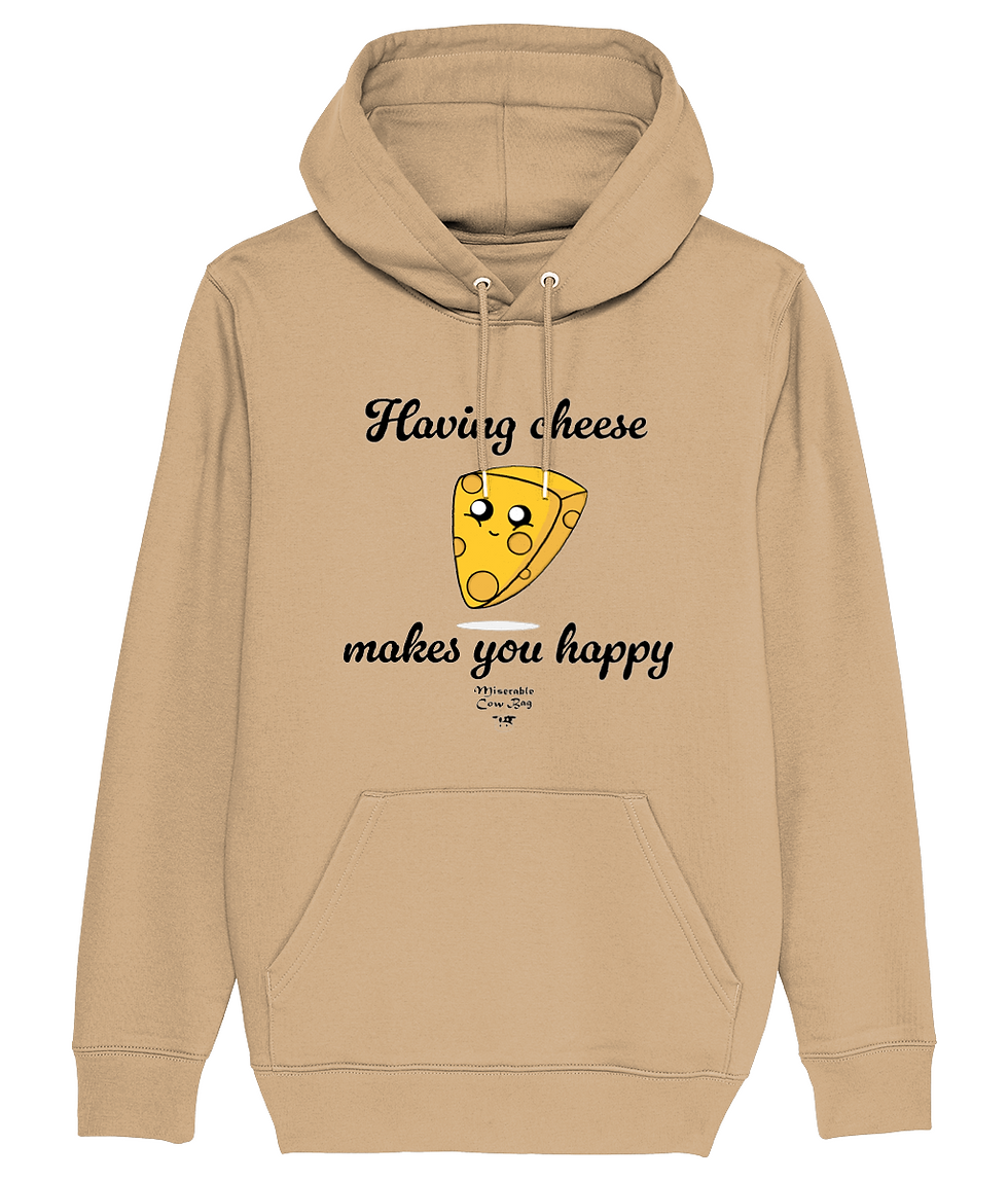 Thumbnail: Stanley/Stella Cruiser - Iconic Unisex Hoodie Having cheese happy 01
