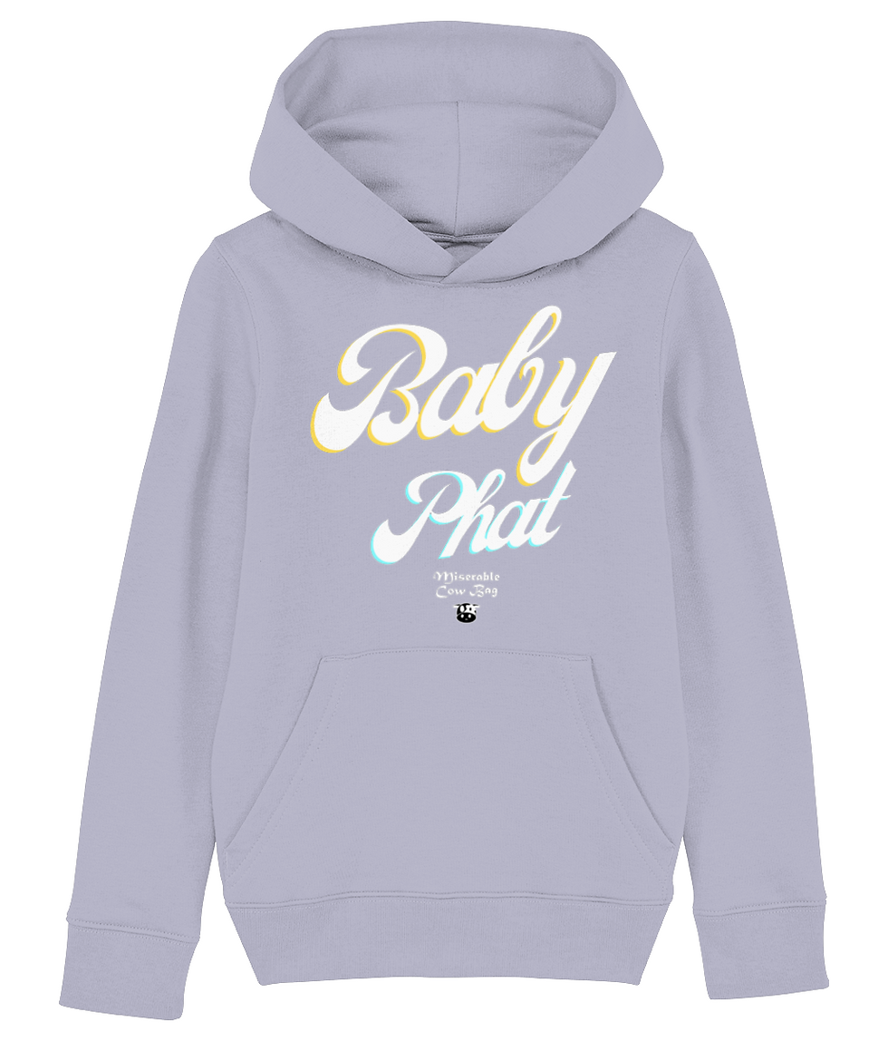 Thumbnail: Baby Phat Stanley/Stella Mini Cruiser - Iconic Kids Hoodie Babyphatwht